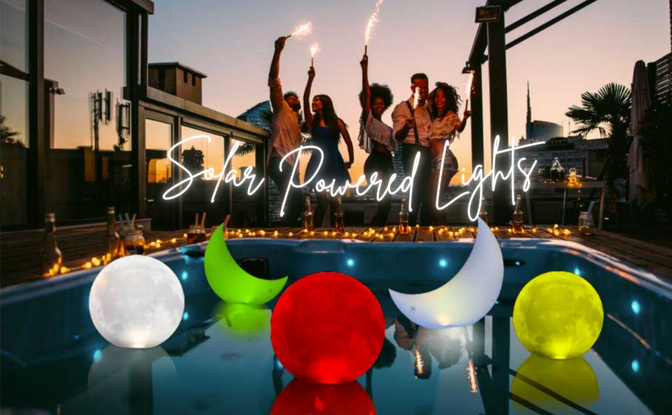 Light Your Pool With Solar Powered Lights